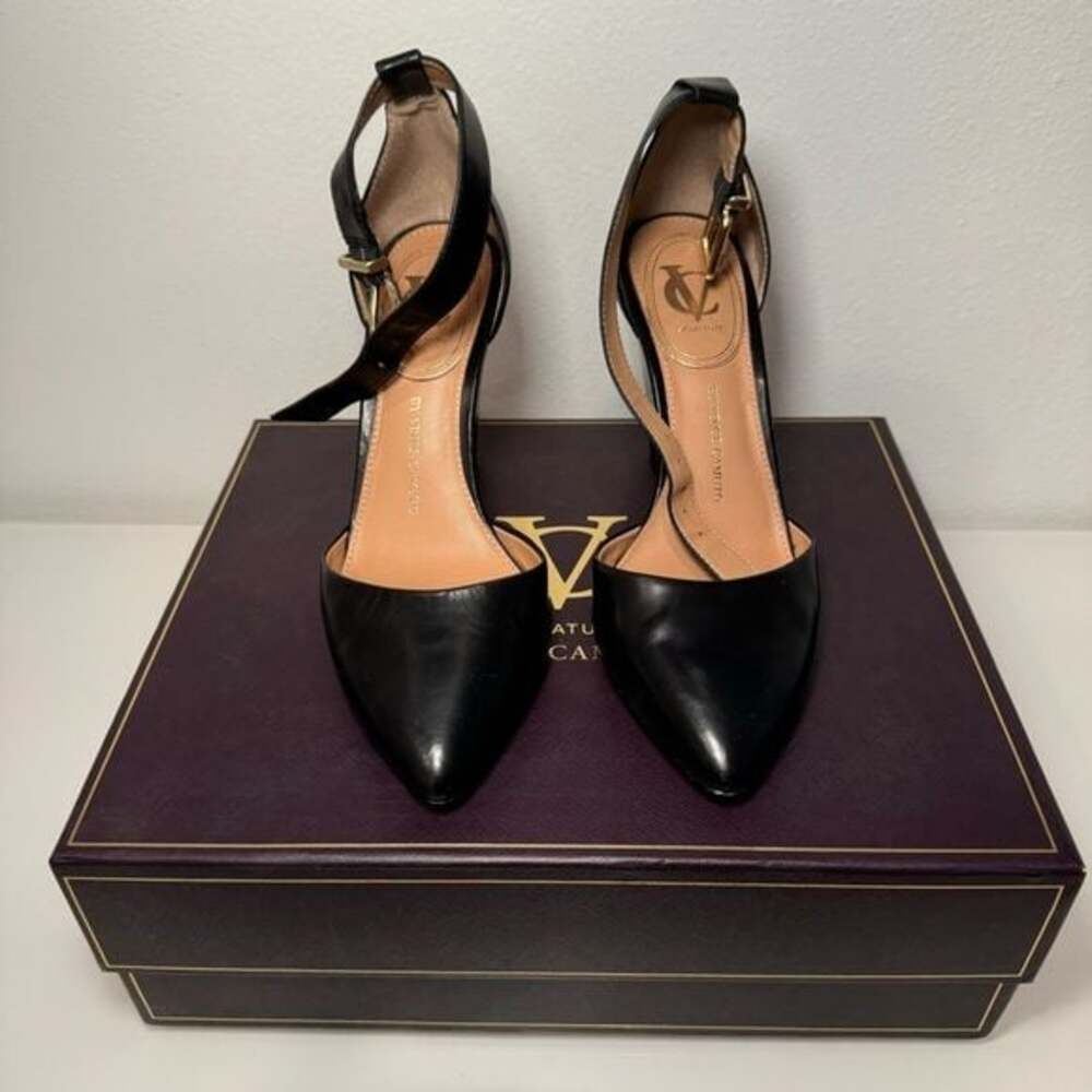 Vince Camuto VI-SOLANNA Black Resina Wedge - Picture 2 of 9